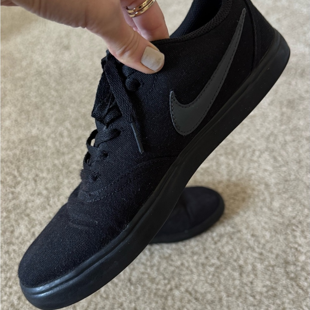 NIKE MENS SB CHECK SOLARSOFT SNEAKER - BLACK sneakers shoes size 8.5 - Picture 8 of 16